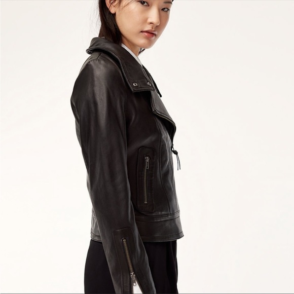 Mackage Kenya Leather Jacket Black XXS - Picture 7 of 9